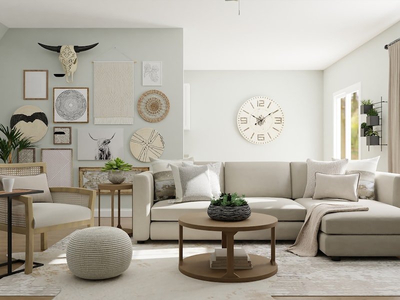 A layered, fully designed living room from an Ottawa full-home renovation